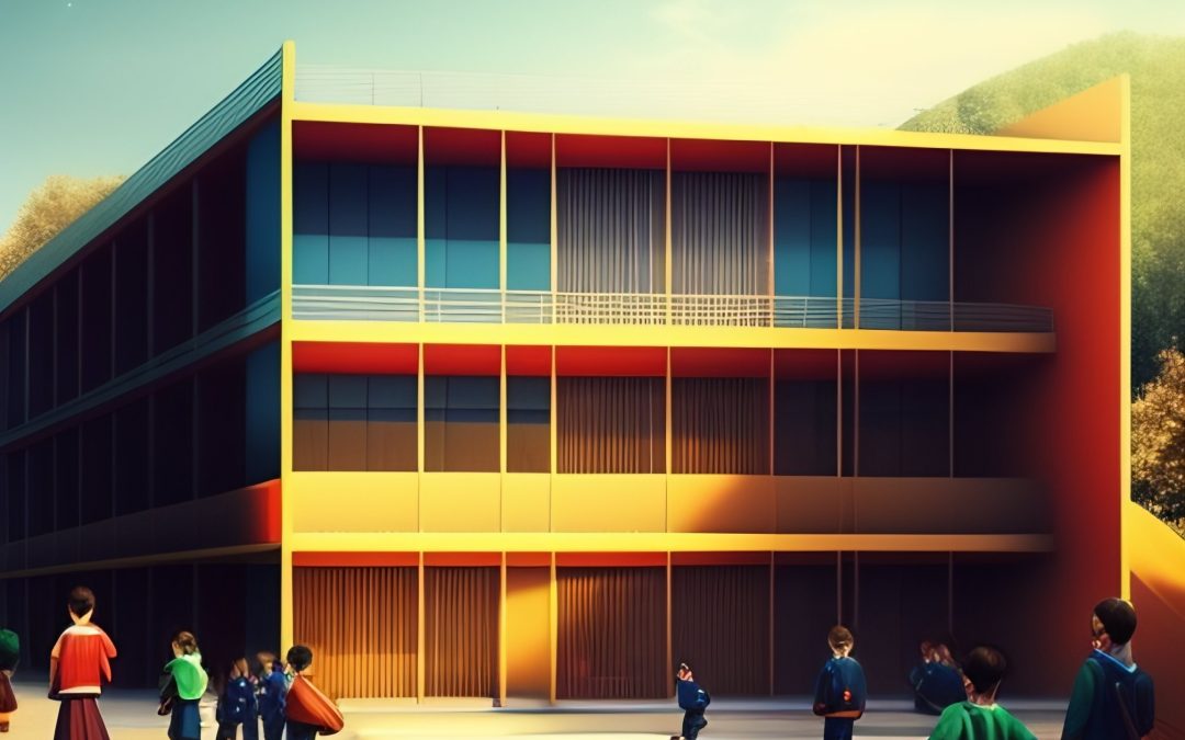 School building - Lexicaart