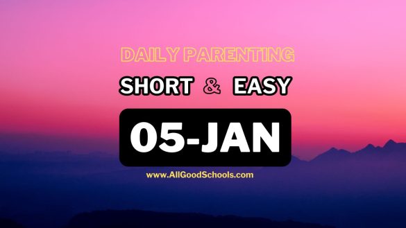 05-Jan Effective Parenting Daily Lesson #5